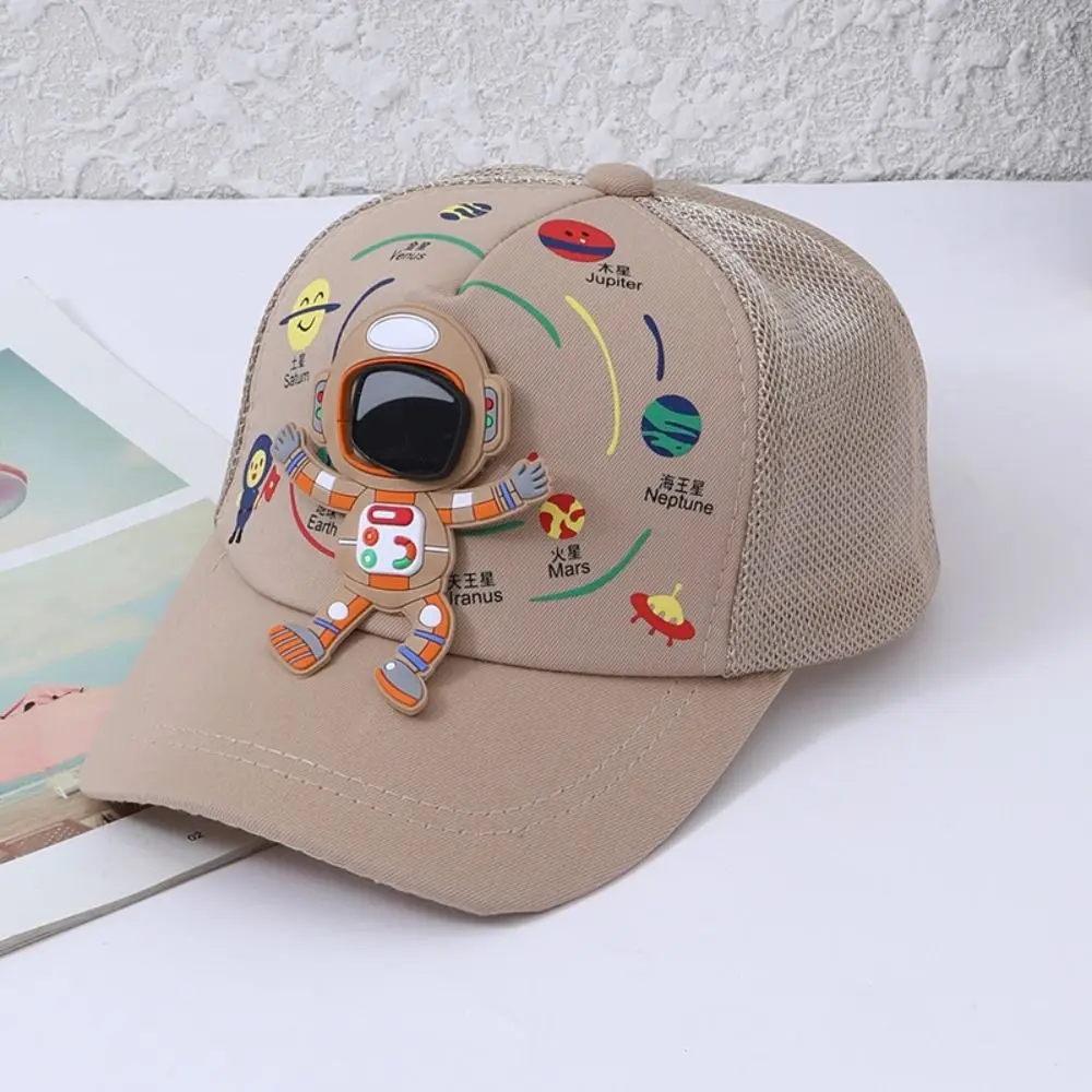 Gorra de béisbol UV estampado planeta astronauta bebé infantil - imagen 4