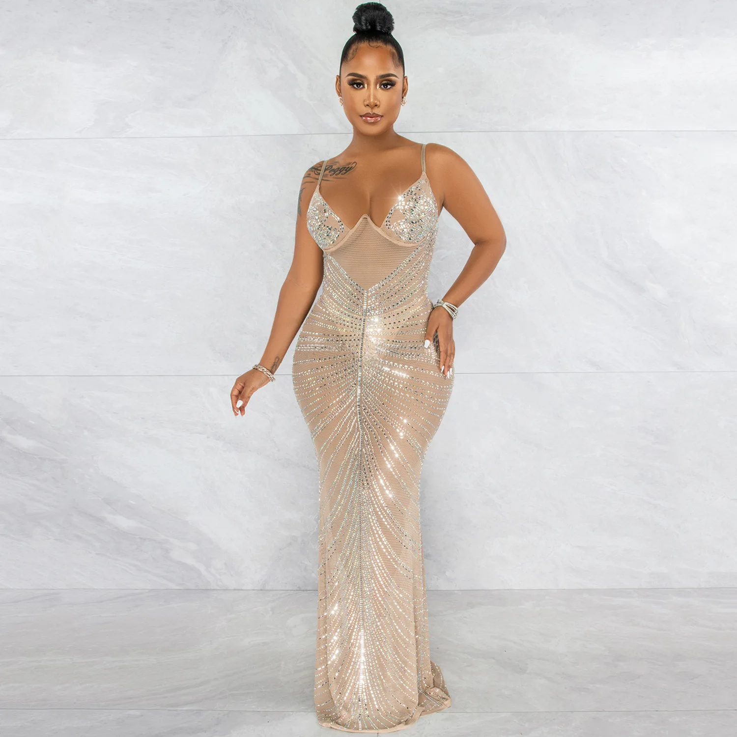 Vestido premamá para sesión de fotos – elegante y elástico perfecto - imagen 3