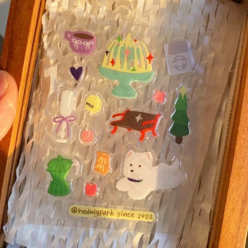 Stickers 3D autoadhesivos Jelly Cat para álbumes de recortes - imagen 5