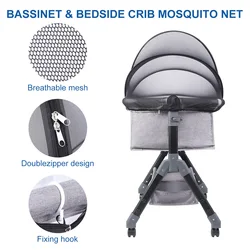 Mosquitera universal para cama de bebé – Ventilada 4 estaciones