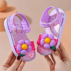 Sandalias antideslizantes de suela blanda para exterior, verano