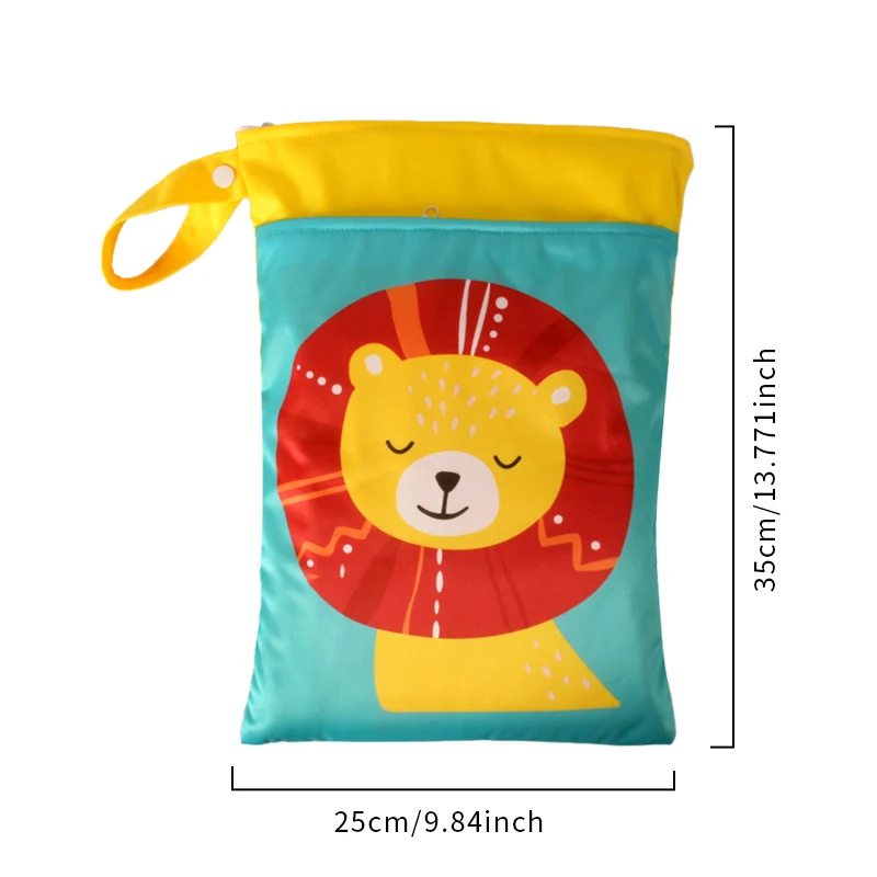 Babyshow Bolsa de Pañales Impermeable Reutilizable – Doble Cremallera - imagen 4
