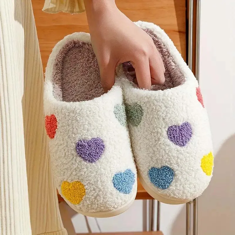 Zapatillas de casa antideslizantes suela blanda cálidas para mujer - imagen 4