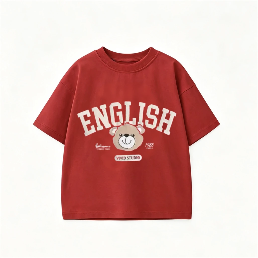 Camiseta bebé manga corta verano estampado osito dibujos animados - imagen 4