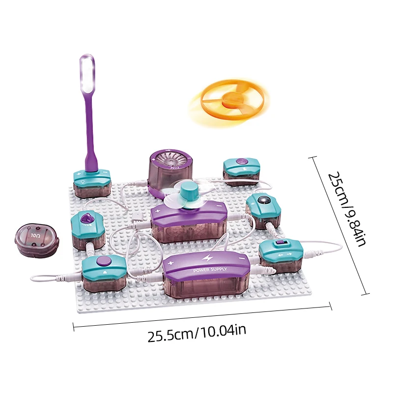 Kit de física para niños con circuito de ensamblaje educativo - imagen 3