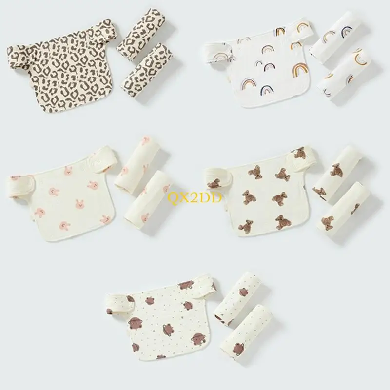 Babero antisaliva de cintura para bebés, toalla suave - imagen 2