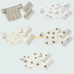 Babero antisaliva de cintura para bebés, toalla suave