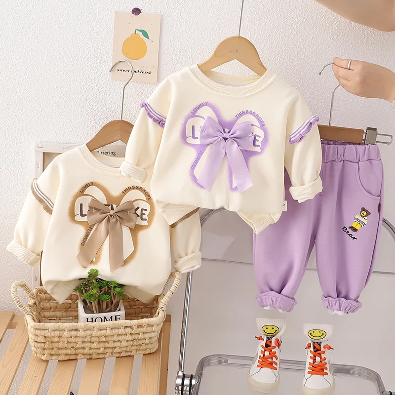 Conjunto de bebé de primavera y otoño tipo chándal deportivo - imagen 5
