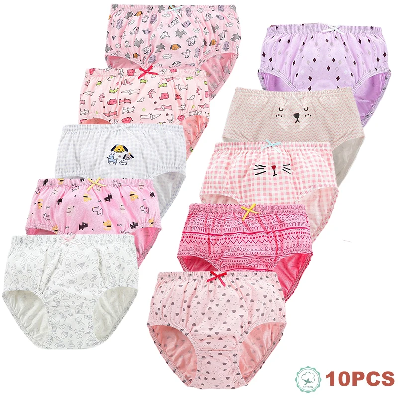 Calzoncillos y bragas algodón infantil con estampado de gato