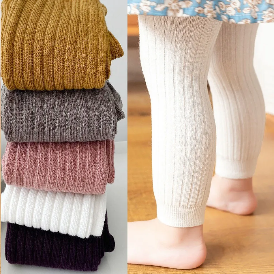 Pantimedias sin pies algodón para bebé niña cómodas transpirable - imagen 5