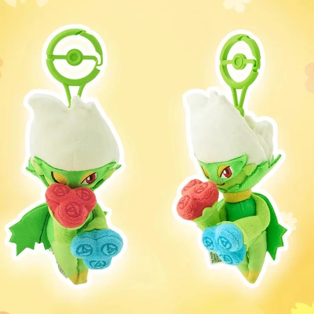 Peluche de orquídea mantis con anillo floral curativo llavero - imagen 5