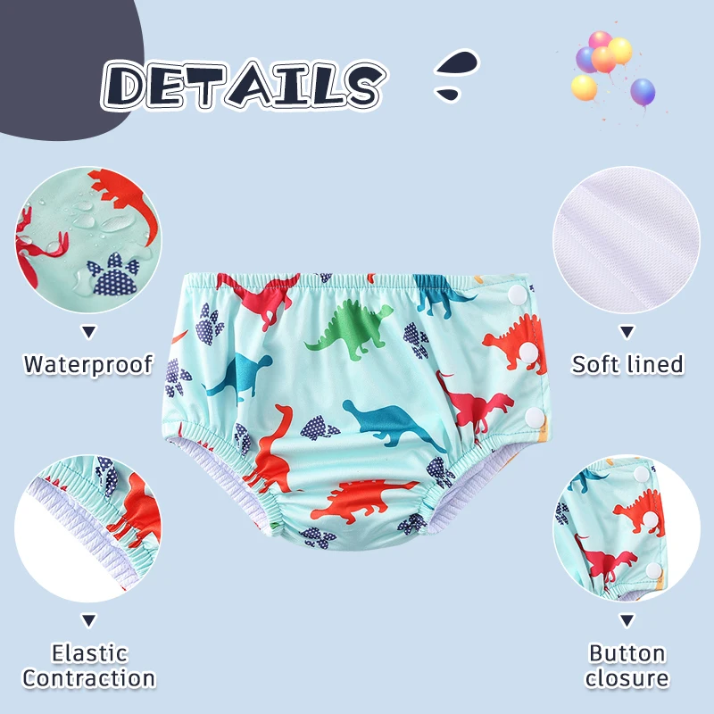 Pañal de natación con diseño para bebé