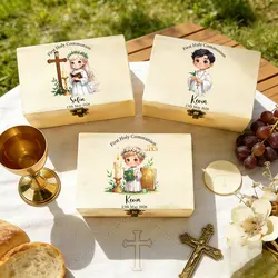 Caja de recuerdo personalizada para Primera Comunión y bautizo