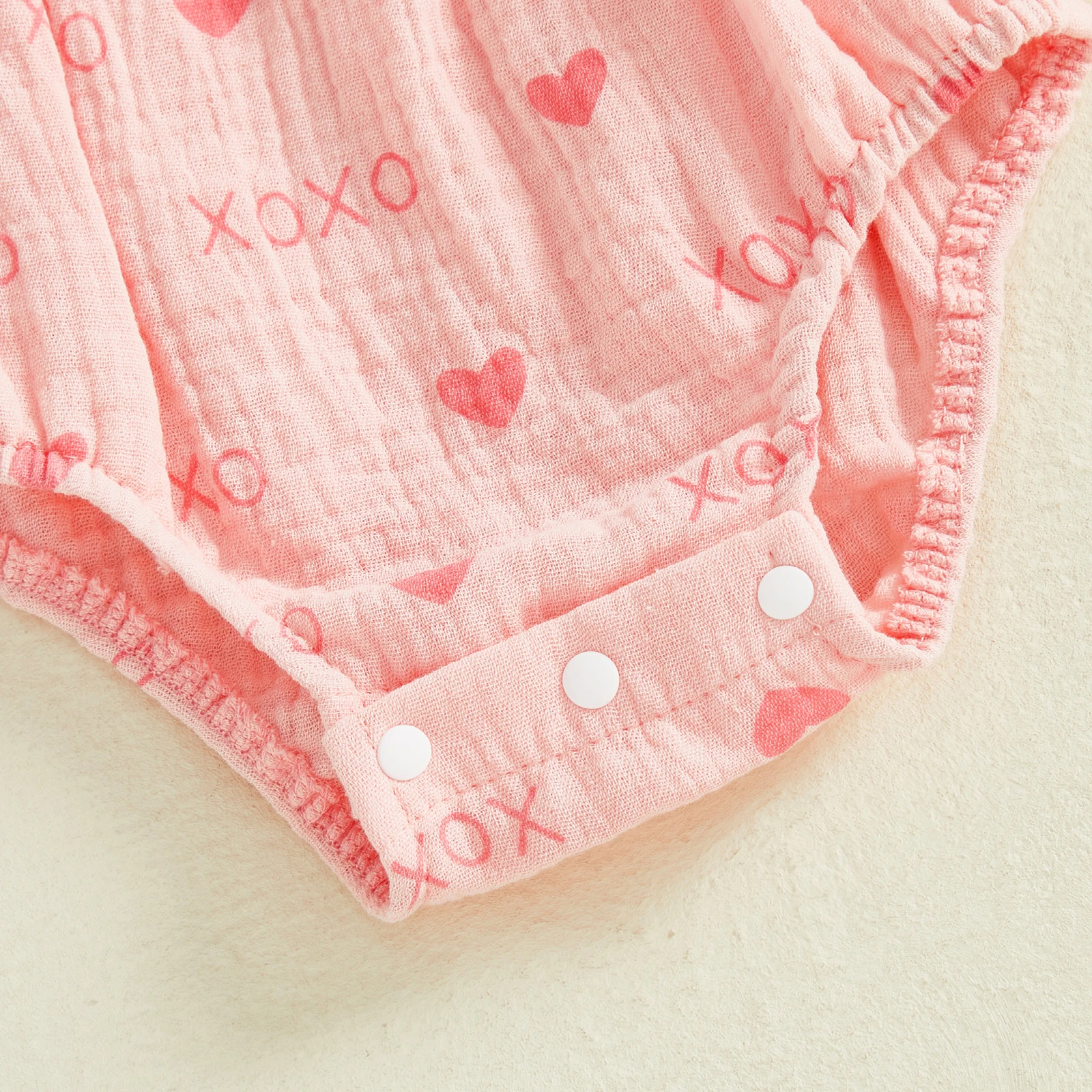 Tregren Mameluco bebé niña con corazón y diadema San Valentín - imagen 4