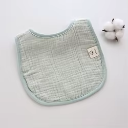 Babero bandana absorbente de gasa y algodón suave