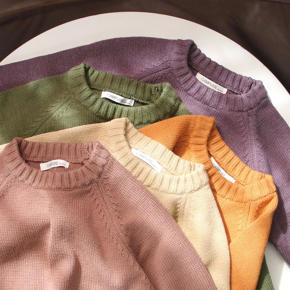 Jersey de punto infantil para niños – estilo vintage primavera