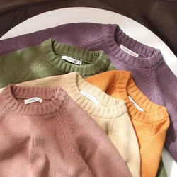 Jersey de punto infantil para niños – estilo vintage primavera