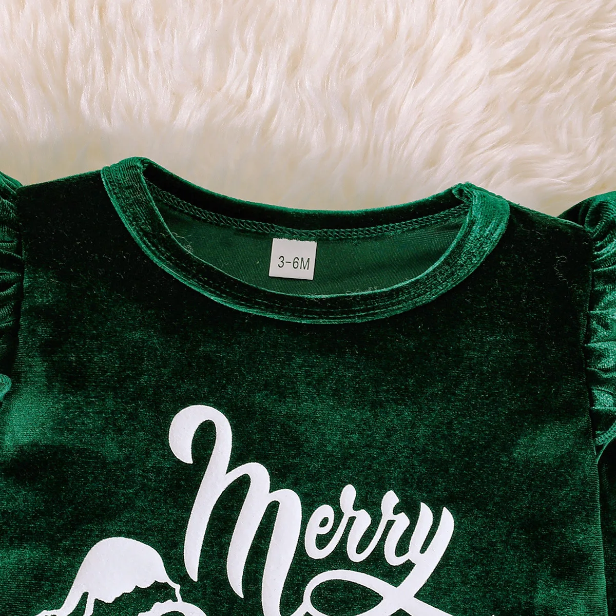 Conjunto de lana con motivos navideños para bebé niña - imagen 5
