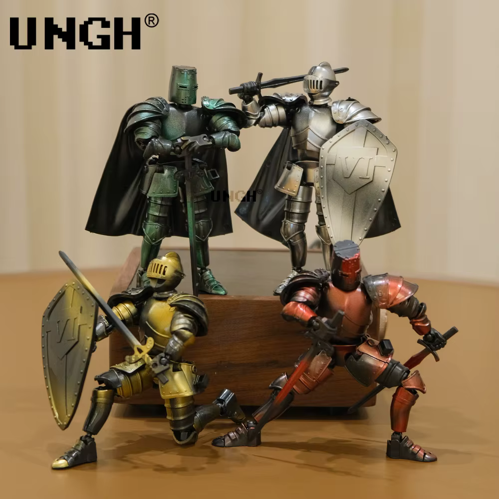 UNGH Caballero medieval articulado 3D, figura de juego infantil - imagen 4
