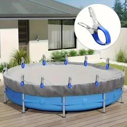 Clips para cubiertas de piscina, acero inoxidable resistente al viento