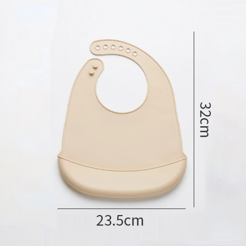Baberos de silicona impermeables limpieza rápida para bebés - imagen 4