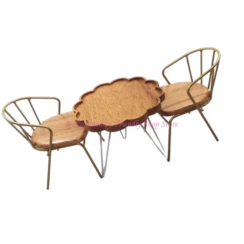 Silla en miniatura y juego para casa de muñecas infantil - imagen 3