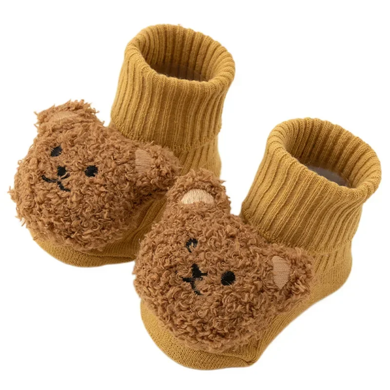 Calcetines antideslizantes con osito para bebé - imagen 2