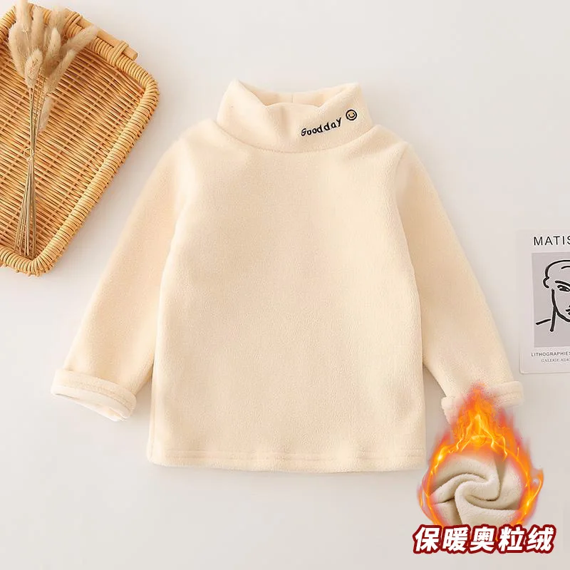 Jersey de cuello alto lana gruesa para niñas, invierno - imagen 5