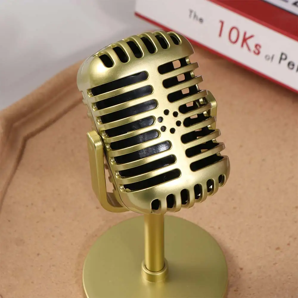 Micrófono de simulación en miniatura para decoración