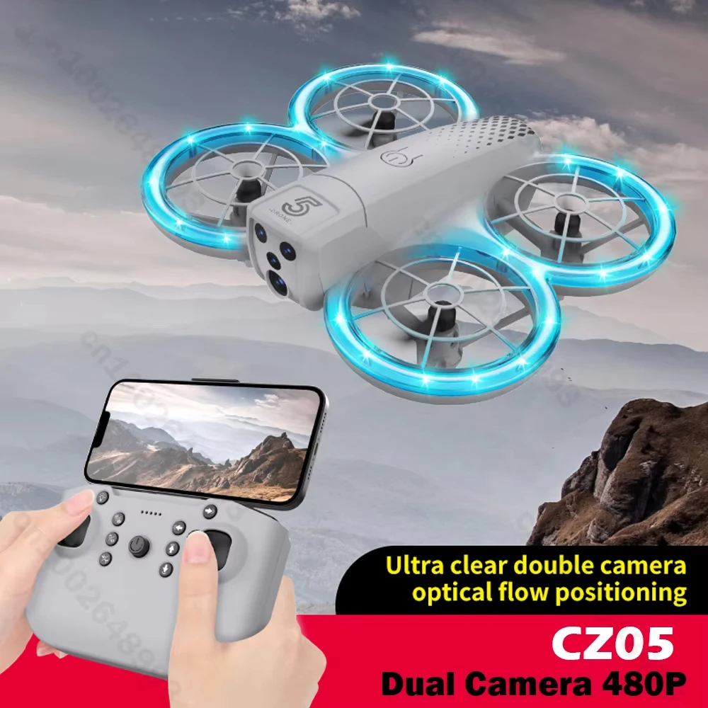 Drone FPV con cámara dual WiFi y luz de control remoto - imagen 5
