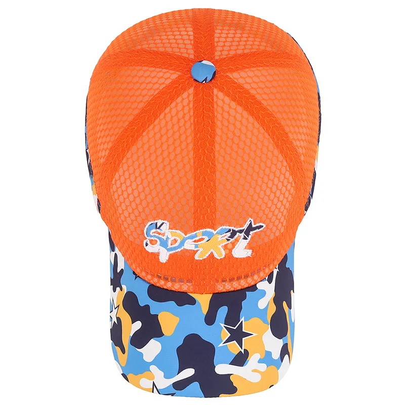 Gorra de béisbol transpirable de camuflaje para niños, verano - imagen 4