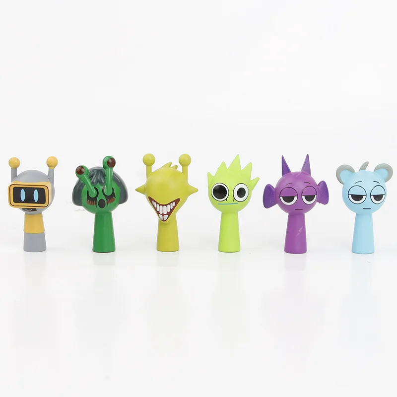 Figuras de acción Sprunki en PVC: set juguetes divertidos para fans - imagen 3