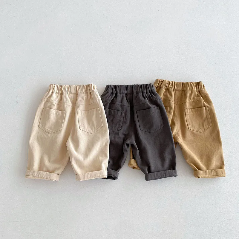 Pantalones de algodón para niños: cómodos, casuales y uso diario - imagen 4