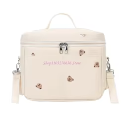 Bolso de maternidad termico de viaje para biberon y comida - bordado