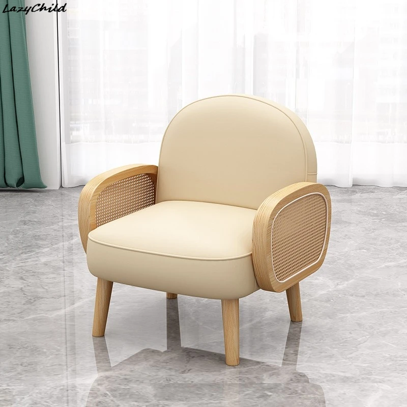 Lazychild minisofá infantil de tela roja para habitación - imagen 2
