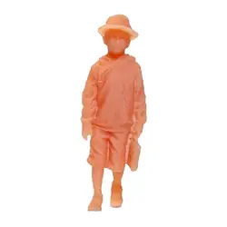 Figura de diorama de resina sin pintar para casas de muñecas
