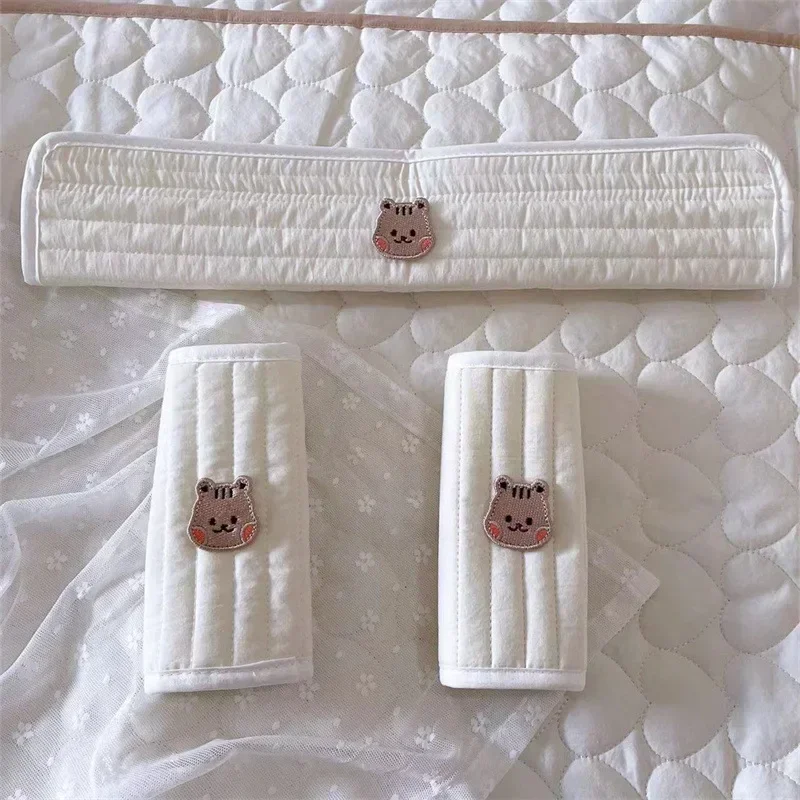 Protector para reposabrazos de cochecito – Babero y toalla algodón - imagen 5