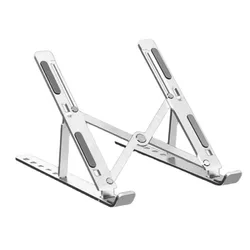Soporte de portátil de aluminio antideslizante plegable