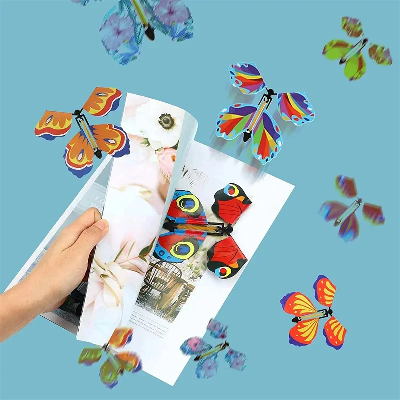 Juguete volador de mariposa mágica con banda elástica - imagen 2