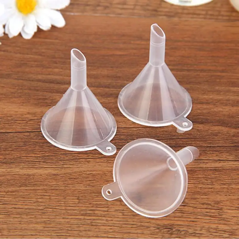 Mini embudos transparentes de plástico para difusores de perfume - imagen 3