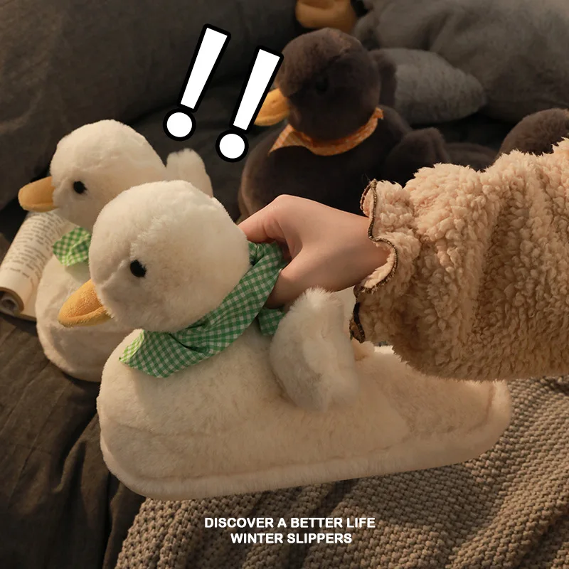 Zapatillas de algodón para casa con dibujos animados – Antideslizantes para niñas - imagen 4