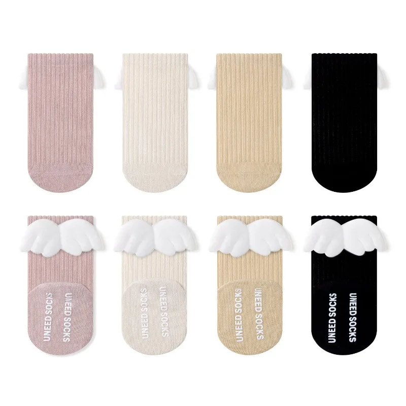 Calcetines antideslizantes sin costuras de algodón para bebé - imagen 2