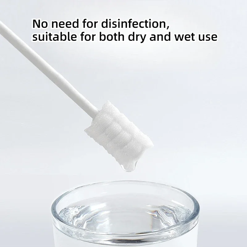 Cepillo de dientes de bebé desechable con gasa para recién nacido - imagen 2