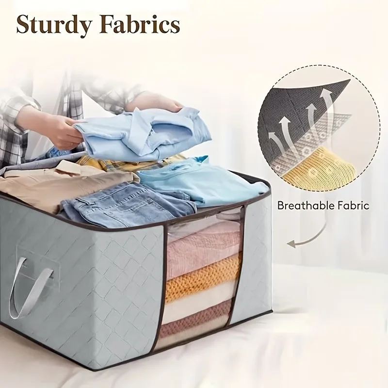 Bolsas de almacenamiento extragrandes con cremallera y asas laterales - imagen 4