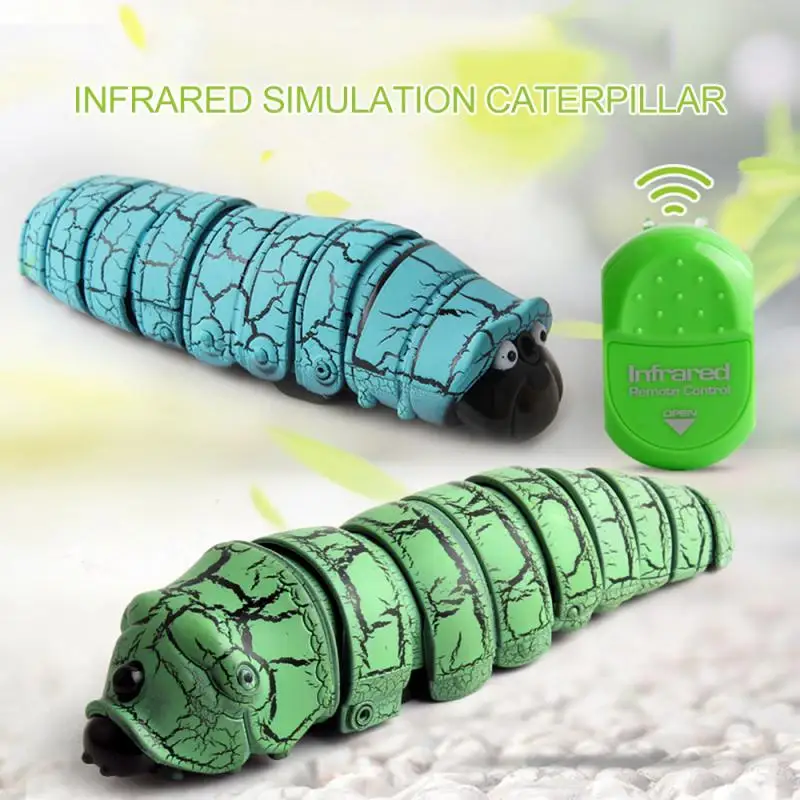 Oruga RC verde con control remoto y luces LED