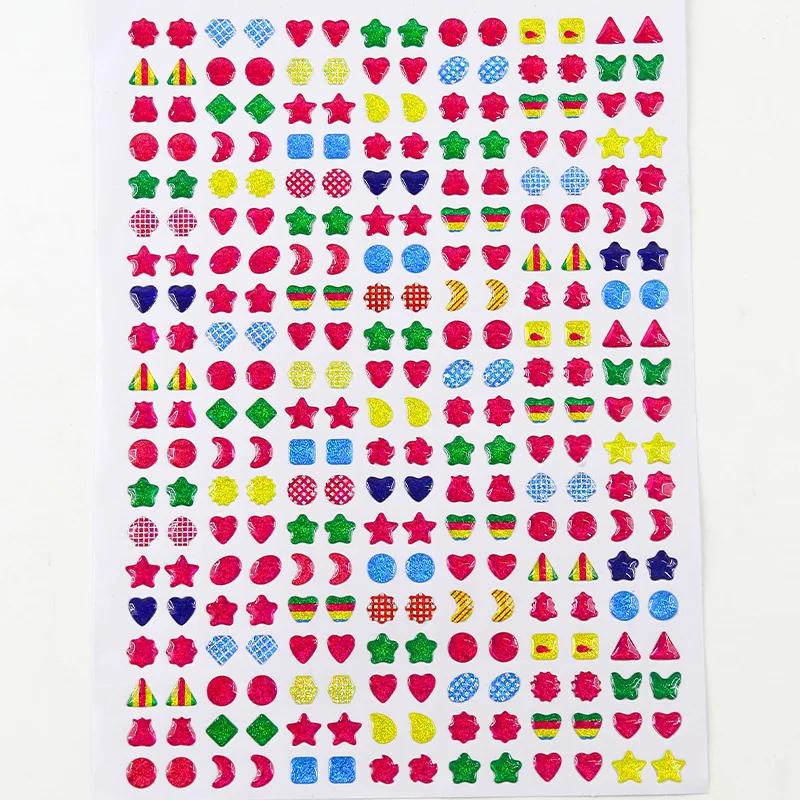 Pegatinas epoxi de cristal con dibujos animados para niños - imagen 5