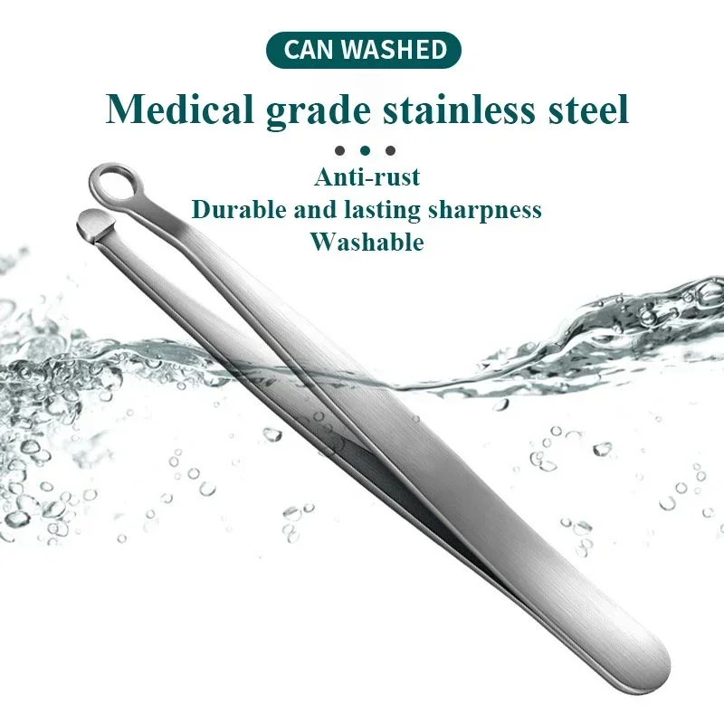 Recortador de vello nasal universal manual en acero inoxidable - imagen 5