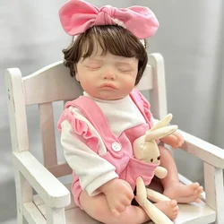 Muñeca reborn realista de piel 3D, cuerpo vinilo y tela