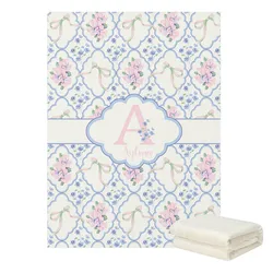 LVYZIHO Juego de cama para cuna floral con nombre personalizado