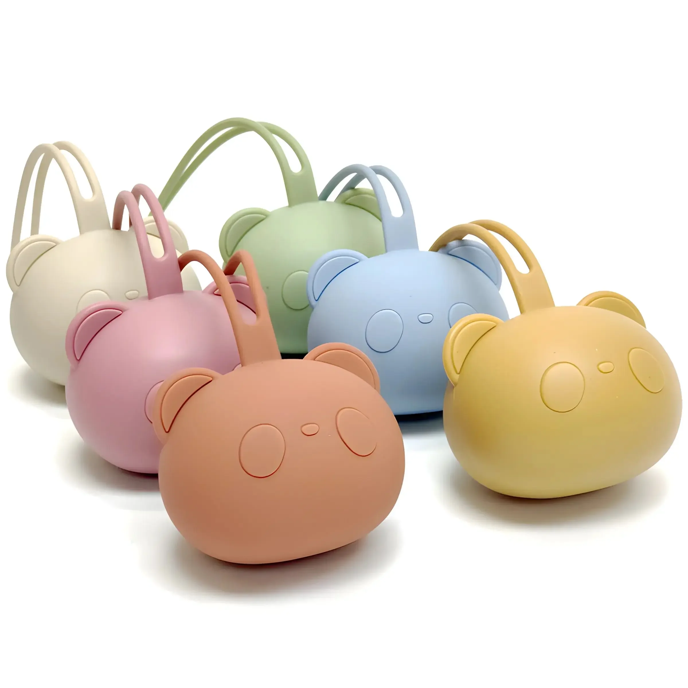 Bolsa para chupete de bebé de silicona con cierre y asa portátil - imagen 4